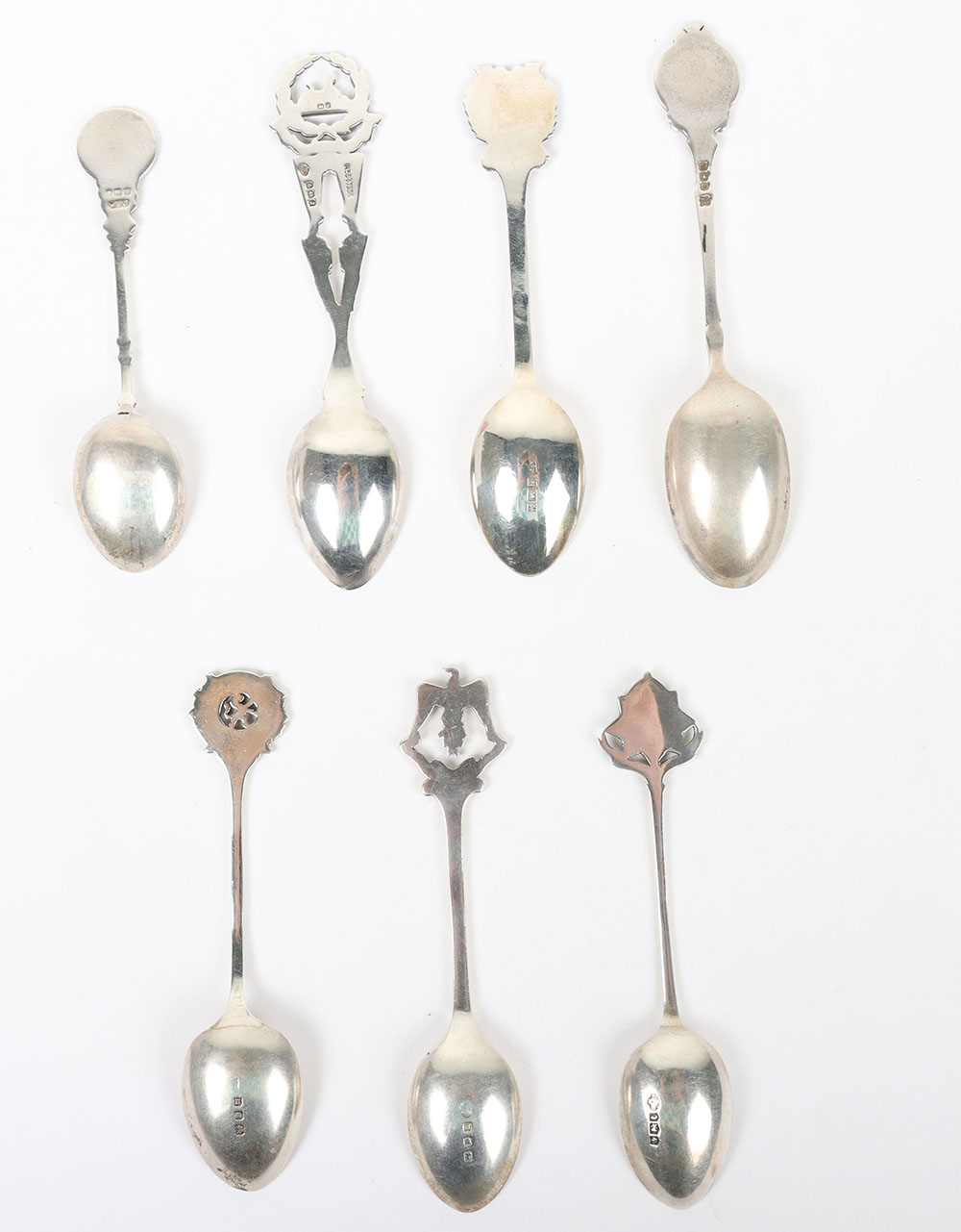 Hallmarked Silver Regimental Spoons - Image 4 of 6