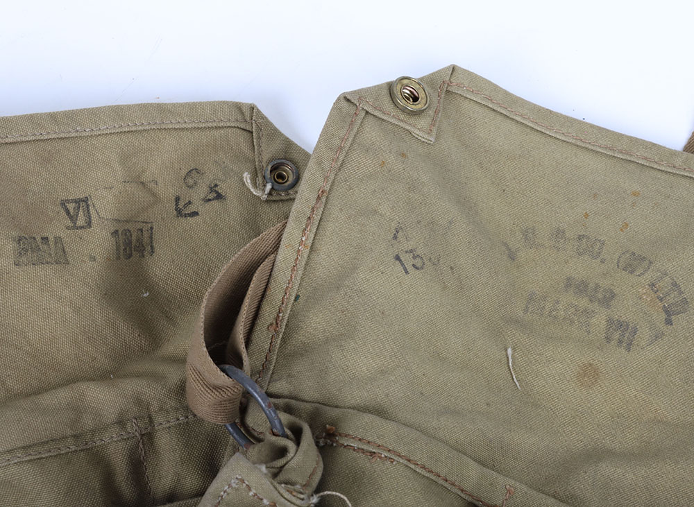 WW2 British Army Gasmask Bags - Image 4 of 6