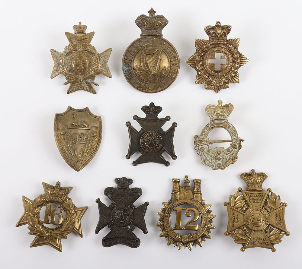 Victorian British Glengarry Badges