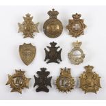 Victorian British Glengarry Badges