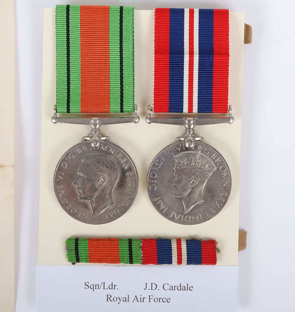 A Second World War pair of medals attributed to a Royal Air Force Squadron Leader - Image 2 of 4