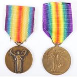 2x Great War Victory medals