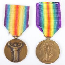 2x Great War Victory medals