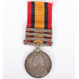 British Boer War Queens South Africa medal Welsh Regiment