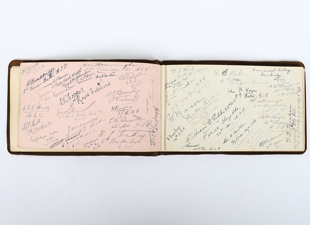 WW1 Nurses Album / Autograph Book of ANZAC Interest - Image 6 of 12