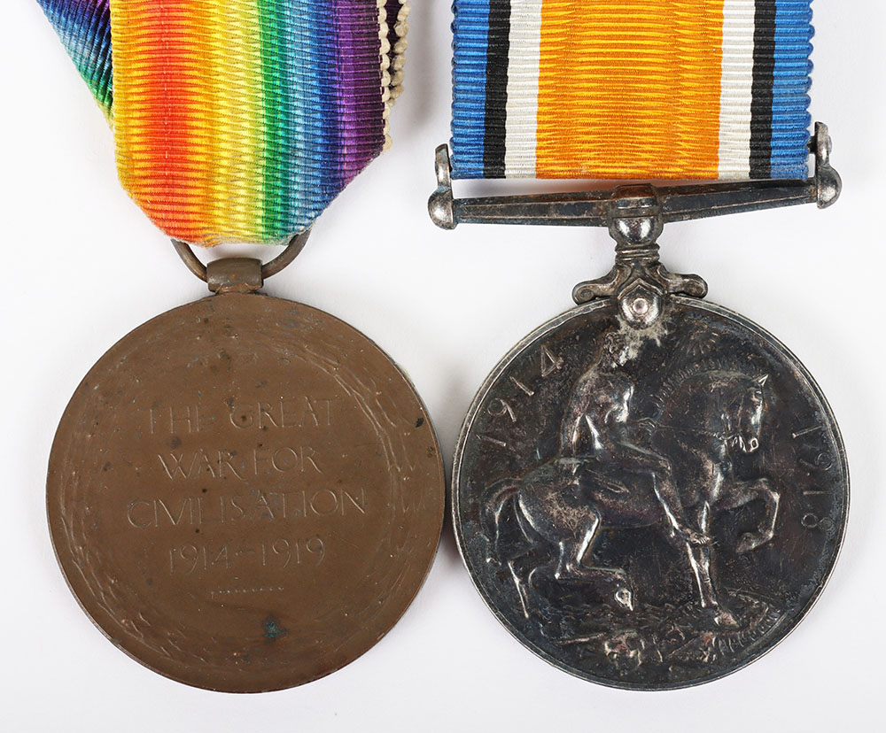 A Great War pair of medals to the Hampshire Regiment - Bild 3 aus 4