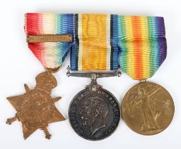 An Interesting Triplicate Issue Great War 1914 Star Medal Trio Royal West Kent Regiment