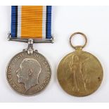 WW1 British Medal Pair Royal Marine Light Infantry