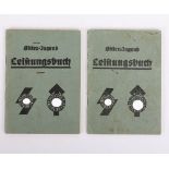 Third Reich German DJ/ HJ Performance Books