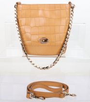 Mulberry Jamie Mini Tan/Brown Bucket Bag