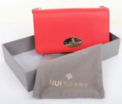 Mulberry Bayswater Hibiscus Pink Clutch Bag