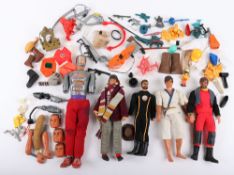Vintage Maskatron Six Million Dollar Man 12 inch Doll Action figure Kenner, Big Jim Mattel, Doctor W