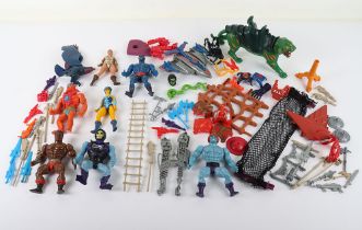 Vintage 80s Masters of the Universe Motu action figures, weapons, accessories, vehicle and playset p