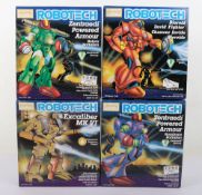 Four Robotech Robots, Harmony Gold, 80s action figures, 