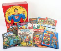 Superman Masterpiece Edition and 2000AD Annuals,