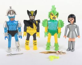 Vintage Airgam Comics Super Stars Super fantastics Super Diabolics Action Figures,