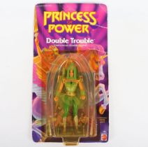 Vintage Princess of Power She-ra Double Trouble Glamorous double agent action figure carded sealed M