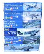 Six Revell 1:48 scale plastic model Aircraft kits,