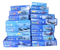 Collection of Revell 1:72 scale plastic model Aircraft kits,