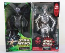 Two Star Wars Droids 12 inch Action Figures Dolls Boxed 1999-2001 Hasbro.