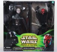 Scarce Star Wars Action Collection Power of the Jedi Sith Lords 2 pack Darth Vader and Darth Maul 12