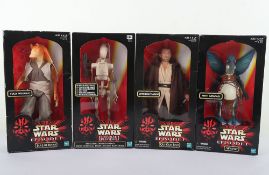 Four Star Wars Episode 1 Action Collection Action Figures Dolls boxed Hasbro 1999.
