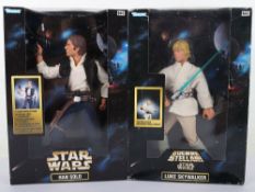 Two Star Wars 12 inch Action Figures Dolls boxed Kenner 1998.