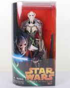 Scarce Star Wars Revenge of the Sith General Grievous 12 inch Action Figure Doll boxed Hasbro 2005.