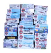 Collection of seventy small 1:72 scale Airfix plastic model Aircraft kits,