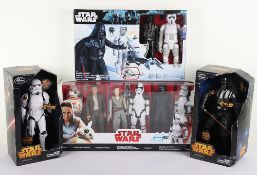 Four Star Wars 12 inch action figure doll sets.