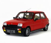 Ottomobile OT605 1:18 Scale Die Cast Renault 5 Alpine Turbo Rouge 705 1983.