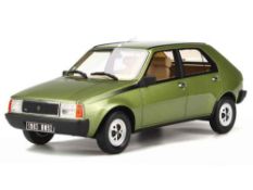 Ottomobile OT712 1:18 Scale Die Cast Renault 14 TS Green Mousse 1983.