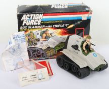 Vintage Action Force G.I. Joe SGT. Slammer with Triple T Boxed Hasbro.