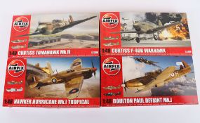 Four Airfix 1:48 Scale Aircraft Models Kits all new in box.