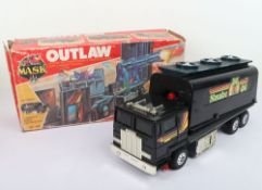 Vintage M.A.S.K. Mask Outlaw Complete Kenner Boxed vehicles with Action Figures.