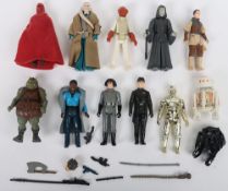 Vintage Star Wars Eleven loose Return of the Jedi action figures Kenner,