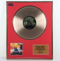 Uriah Heep Gold Disc Salisbury Limited Edition