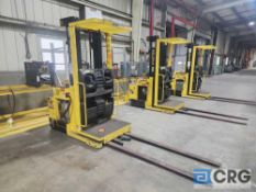 Hyster R30XMS3 electric order picker, 2405 hrs, 72 inch forks, 40 inch wide X 28 inch deep platform,