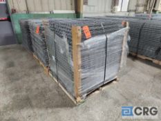Lot of (50 NEW) pallet rack wire decks, (42 inch deep X 45 inch wide) PALLETIZED AND READY TO SHIP