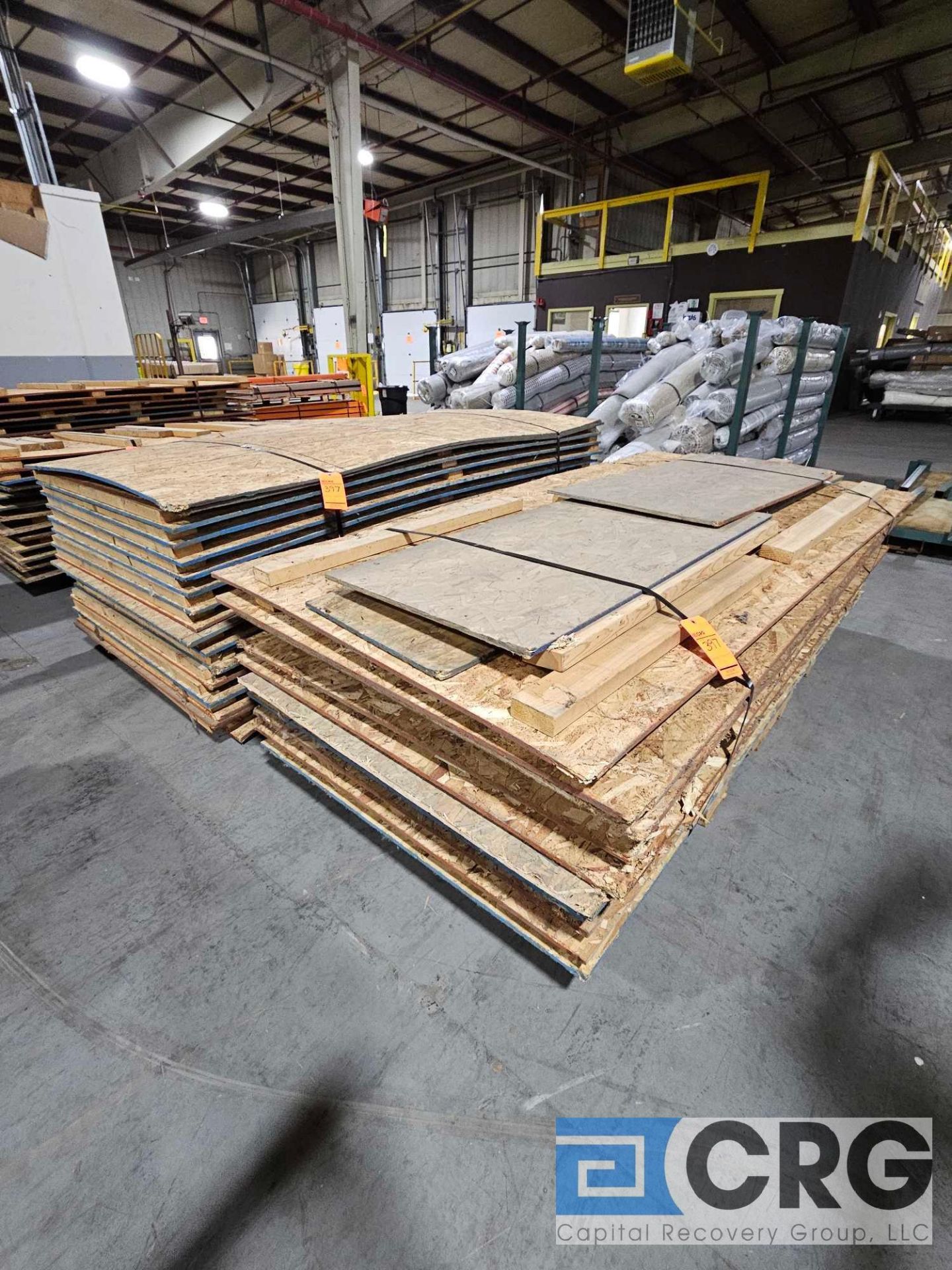 Lot of (25) 8 feet X 4 feet wood decking