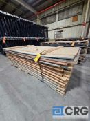 Lot of (30) 8 feet X 4 feet wood decking