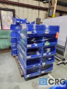 Lot of (36) 16 inch X 28 inch stackable plastic bins