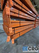 Lot of (90) 8 foot (L) crossbeams, Teardrop style