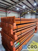 Lot of (90) 8 foot (L) crossbeams, Teardrop style