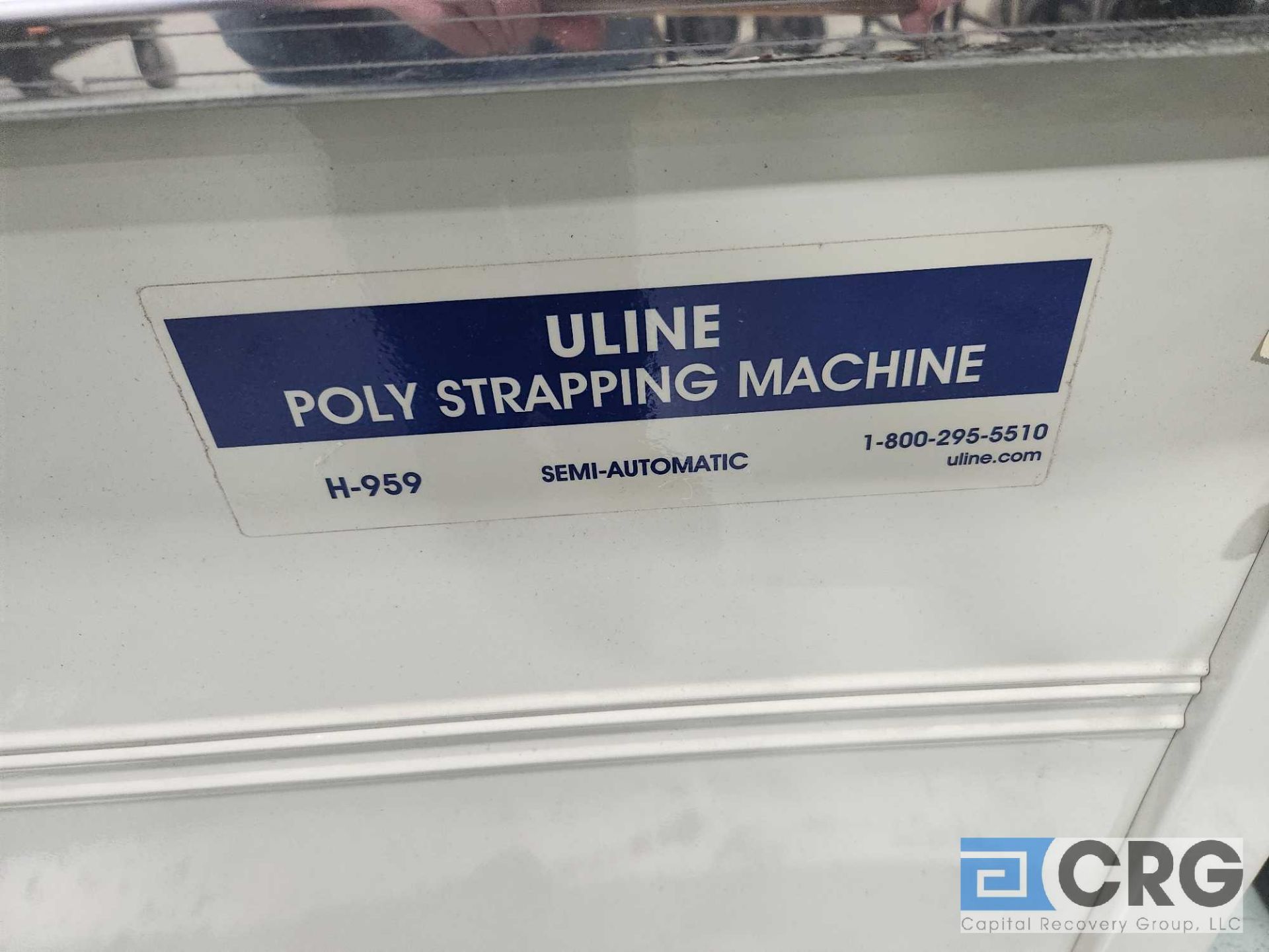 U-Line H-959 semi automatic portable poly strapping machine - Image 2 of 3