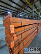 Lot of (90) 8 foot (L) crossbeams, Teardrop style