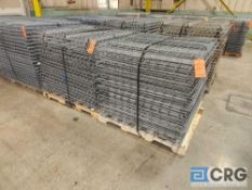 Lot of (80) pallet rack wire decks, (42 inch deep X 45 inch wide) PALLETIZED AND READY TO SHIP / 2