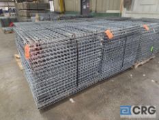Lot of (80) pallet rack wire decks, ( 48 inch deep X 45 inch wide) PALLETIZED AND READY TO SHIP /