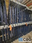 Lot of (30) 16 foot (H) X 48 inches (D) uprights, Teardrop style