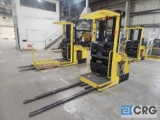 Hyster R30XMS3 electric order picker, 1855 hrs, 72 inch forks, 40 inch wide X 28 inch deep platform,